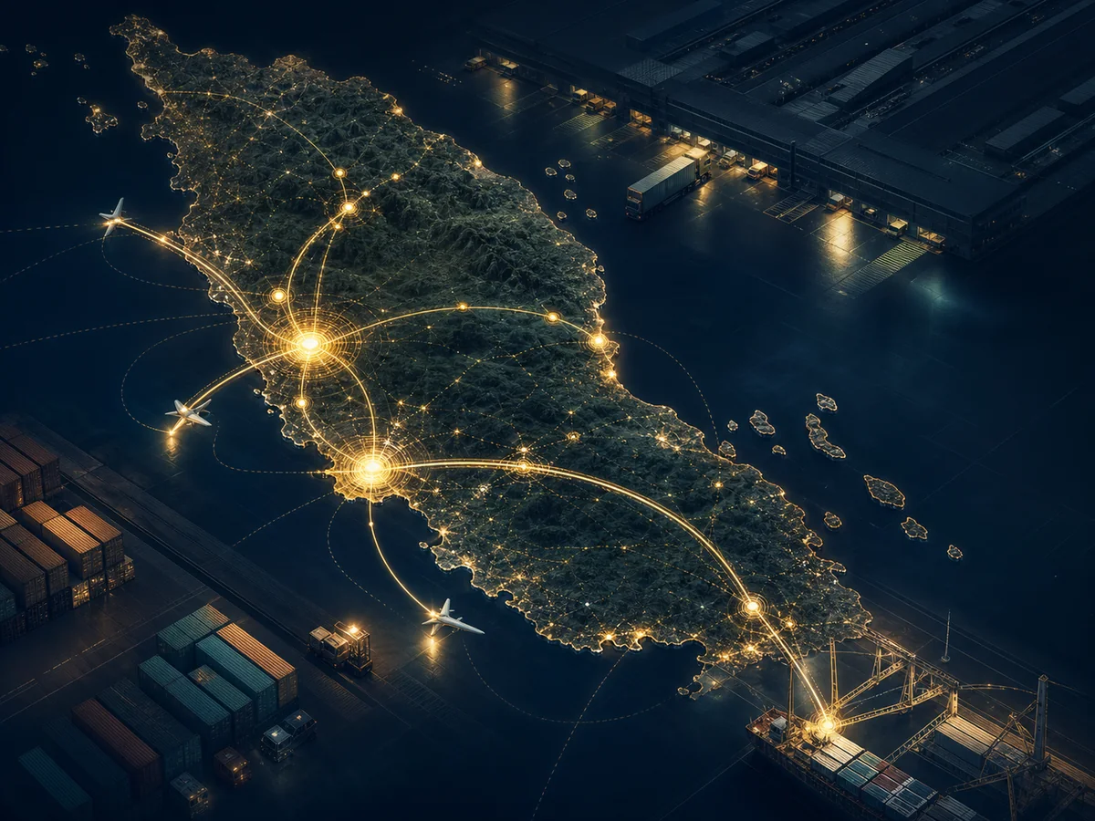 Dark corporate sustainable network visual
